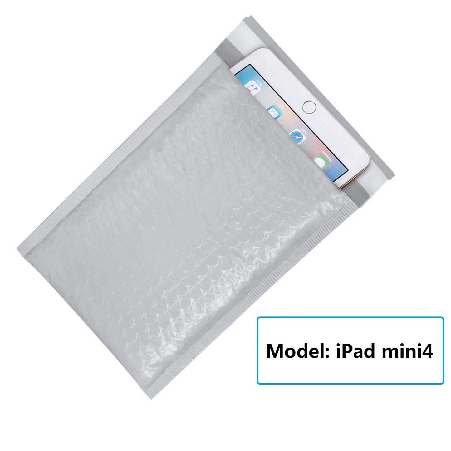 Wholesale Poly Bubble Mailers Padded Envelopes Shipping Bags Self Seal Grey - 500 Pack