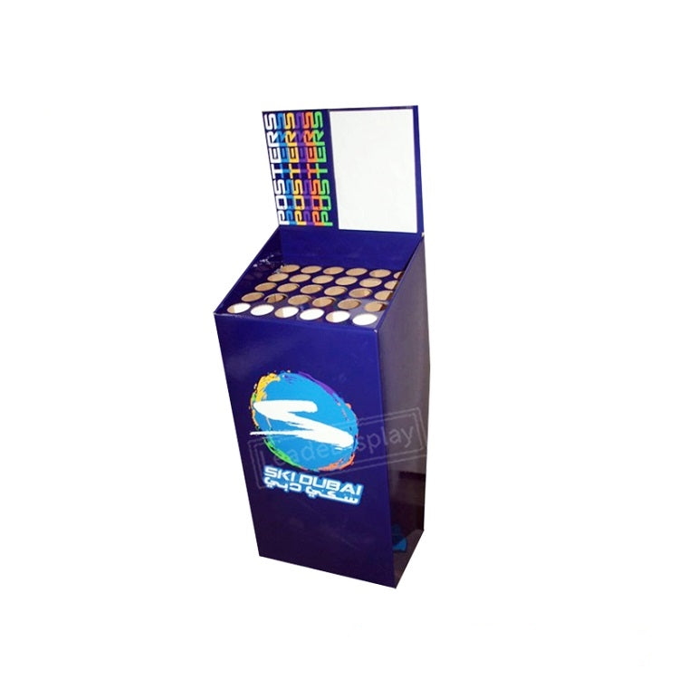 Cosmetic Floor Cardboard Pop Display Stands
