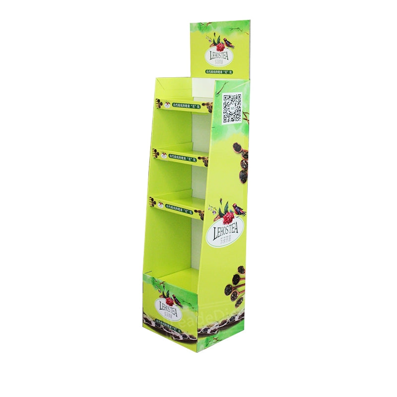 Tea Cardboard Shelf Pop Displays
