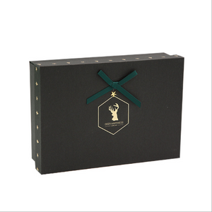 Black Gift Box With Gold Stamping Logo