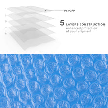Wholesale Poly Bubble Mailers Padded Envelopes Shipping Bags Self Seal Blue - 500 Pack