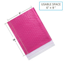 Wholesale Poly Bubble Mailers Padded Envelopes Shipping Bags Self Seal Pink - 500 Pack