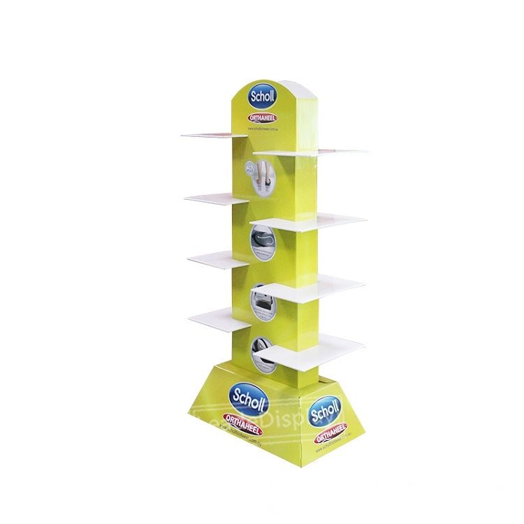 Advertising retail shoes Floor Cardboard Pop Displays