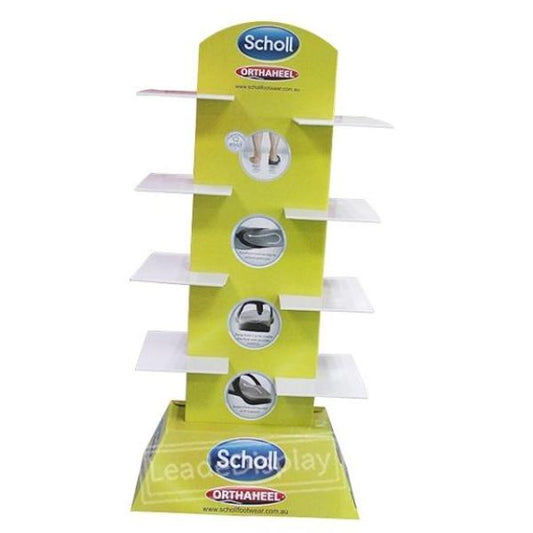 Advertising retail shoes Floor Cardboard Pop Displays