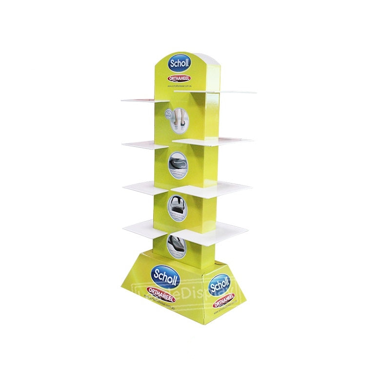 Advertising retail shoes Floor Cardboard Pop Displays