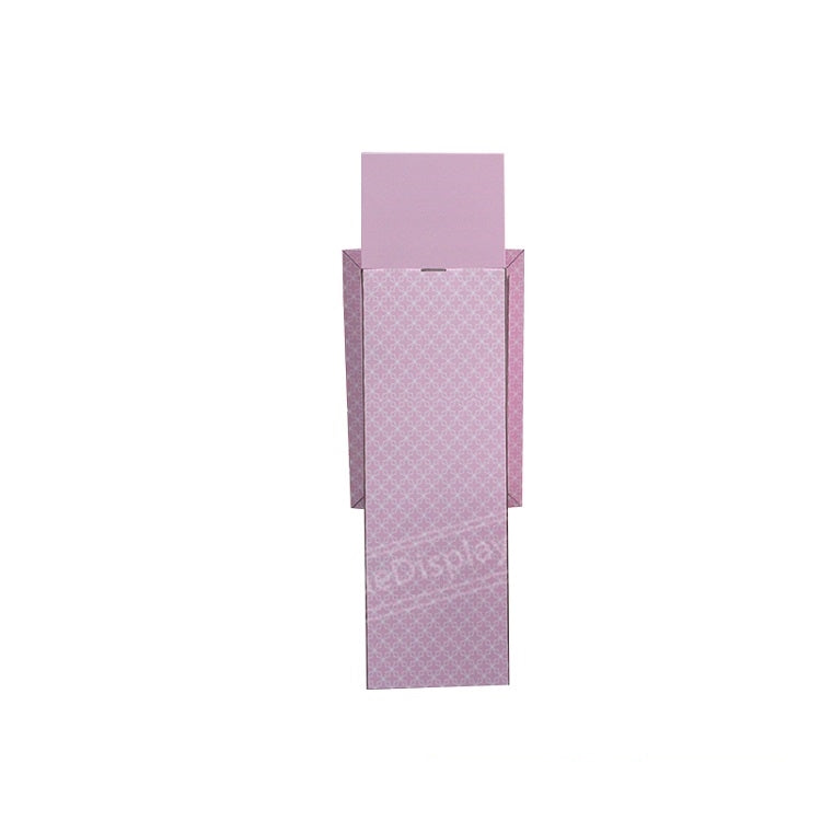 Cosmetic Floor Cardboard Pop Display Shelves