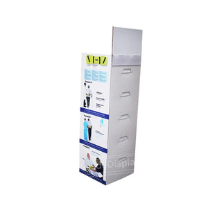 Supermarket Promotion Floor Cardboard  Pop Displays