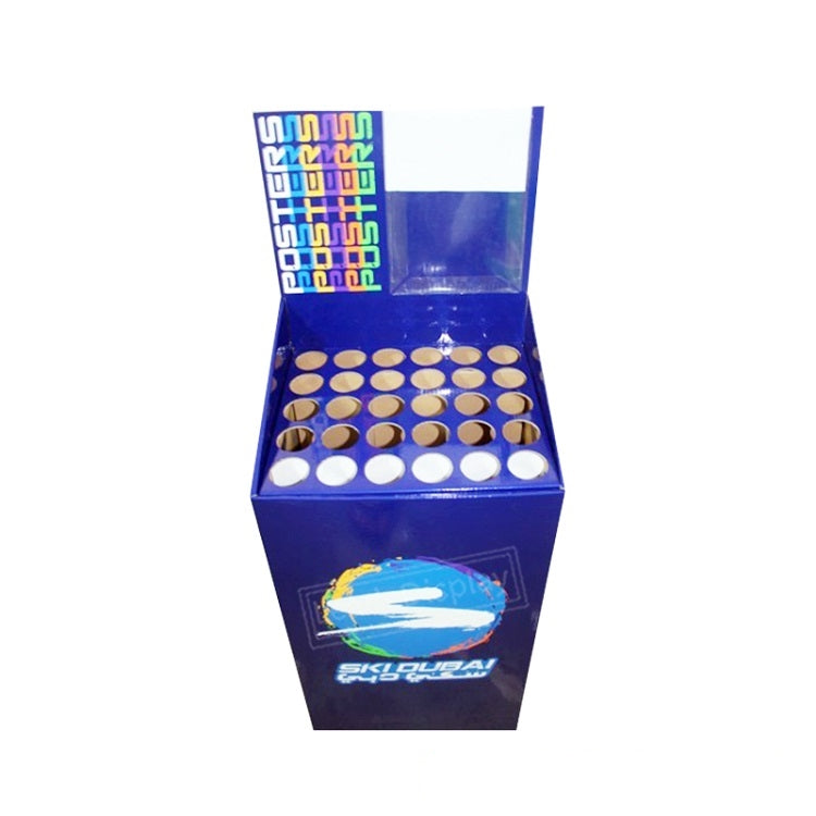 Cosmetic Floor Cardboard Pop Display Stands