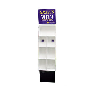 Magazine Floor Cardboard Pop Display Stands