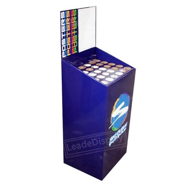 Cosmetic Floor Cardboard Pop Display Stands