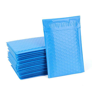 Wholesale Poly Bubble Mailers Padded Envelopes Shipping Bags Self Seal Blue - 500 Pack