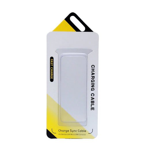 Custom Phone Charging Cable Box Packaging With PET Tray