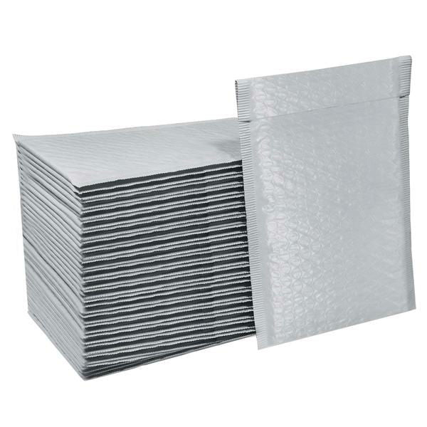 Wholesale Poly Bubble Mailers Padded Envelopes Shipping Bags Self Seal Grey - 500 Pack